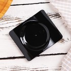 Форма одноразовая для фуршетов Forma, 10 мл, 6,6×8 см, цвет чёрный - Фото 3