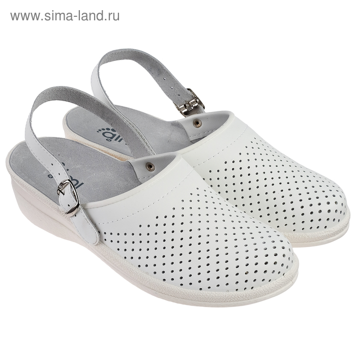 Туфли-сабо "Маша", женские, размер 40, цвет белый - Фото 1