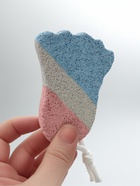 Пемза для педикюра «Ступня», с подвесом, 9×6 см, в коробке, разноцветная - Фото 4