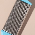 Пилка для пяток, металлическая/наждачная, двусторонняя, 17 см, цвет МИКС - Фото 5