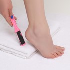 Пилка для пяток, металлическая/наждачная, двусторонняя, 17 см, цвет МИКС - Фото 7