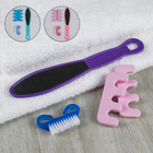 Набор для педикюра, 4 предмета, цвет МИКС - Фото 1