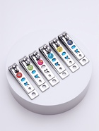 Кусачки книпсер маникюрные, с пилкой, 5.5 см, в коробке, МИКС - Фото 6