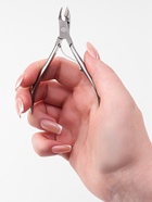 Кусачки маникюрные для кутикулы, 9.5 см, длина лезвия-10 мм, в чехле - Фото 3