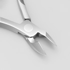 Кусачки маникюрные для кутикулы, двойная пружина, 9.5 см, длина лезвия - 8 мм, в чехле - Фото 4