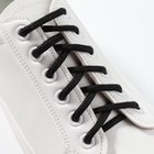 Шнурки для обуви, круглые, d = 4 мм, 80 см, фасовка 25 шт, цвет чёрный - фото 8513064