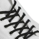 Шнурки для обуви, круглые, d = 4,5 мм, 150 см, фасовка 25 шт, цвет чёрный - фото 8513097