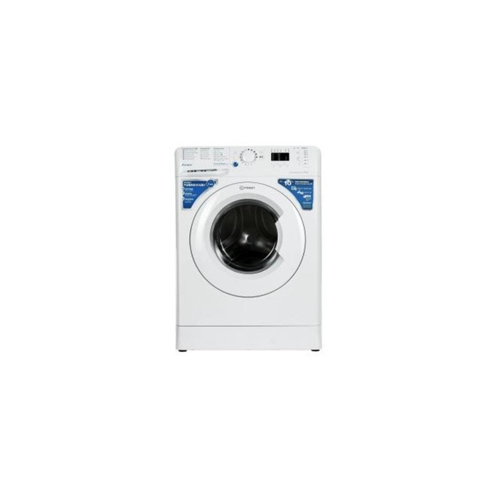 Стиральная машина Indesit BWSA 51051 1, класс А+, 1000 об/мин, до 5 кг, белая - Фото 1