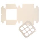 Кондитерская упаковка, короб под 9 капкейков с окном, 25 х 25 х 10 см - Фото 3