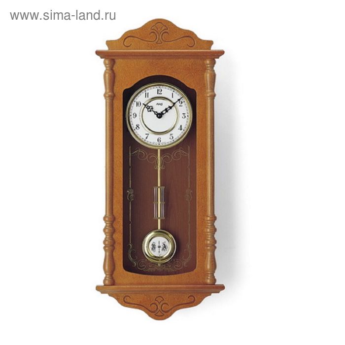 Часы настенные интерьерные с маятником AMS 7013-9 - Фото 1
