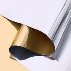 Полисилк односторонний матовое золото + серебро, 1×20 м - Фото 2