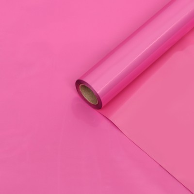 Полисилк двухсторонний розовый + розовый, 1 х 20 м