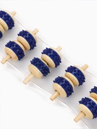 Массажёр-лента для спины, 9 звеньев, деревянный, с шипами, 84×7.5×3 см, МИКС - Фото 2