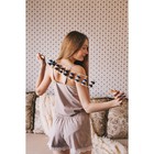 Массажёр-лента для спины, 9 звеньев, деревянный, с шипами, 84×7.5×3 см, МИКС - Фото 11