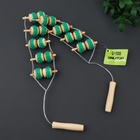 Массажёр-лента для спины, 9 звеньев, деревянный, с шипами, 84×7.5×3 см, МИКС - Фото 6