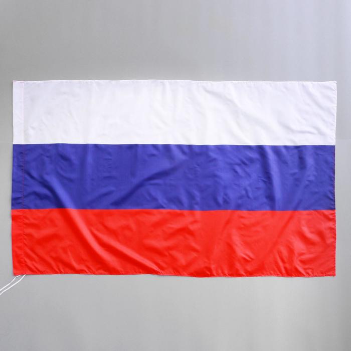 Флаг России, 90 х 145 см, полиэфирный шёлк - Фото 1