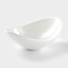 Салатник Wilmax Olivia, 13.5×9.3 см, фарфор, белый - Фото 3