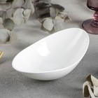 Салатник Wilmax Olivia, 350 мл, 20.5×11.5 см, фарфор, белый - Фото 1