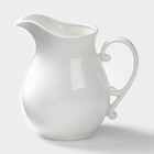 Кувшин Wilmax, 600 мл, фарфор, белый - Фото 1