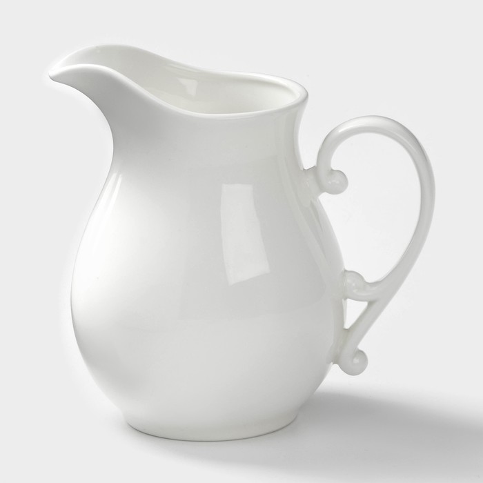 Кувшин Wilmax, 600 мл, фарфор, белый Кувшин Wilmax, 600 мл, фарфор, белый
