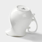 Кувшин Wilmax, 600 мл, фарфор, белый - Фото 3