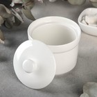 Бульонница фарфоровая с крышкой Wilmax, 250 мл, d=10 см, цвет белый - Фото 2