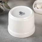 Бульонница фарфоровая с крышкой Wilmax, 250 мл, d=10 см, цвет белый - Фото 3