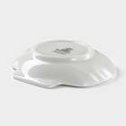 Блюдо-ракушка фарфоровое Wilmax Shelley, d=13 см, белое - Фото 4