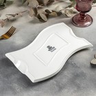 Блюдо Wilmax, 26×17.5 см, фарфор, белое - Фото 3