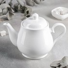 Чайник фарфоровый заварочный Wilmax, 1,15 л, цвет белый - фото 3643779