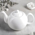 Чайник фарфоровый заварочный Wilmax Olivia «Классика», 1,75 л, цвет белый - Фото 1