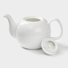 Чайник заварочный Wilmax Olivia «Классика», 1.75 л, фарфор, белый - Фото 3