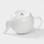 Чайник заварочный Wilmax Olivia «Классика», 1.75 л, фарфор, белый - Фото 5