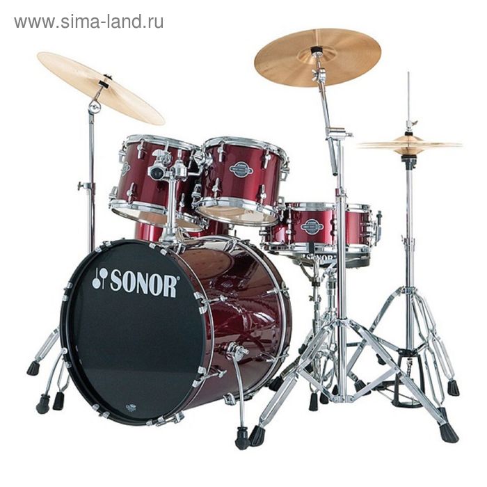 Барабанная установка Sonor 17203011 SFX 11 Combo Set WM 11228 Smart Force Xtend, красная - Фото 1