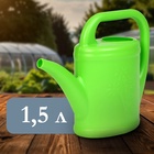 Лейка, 1.5 л, без рассеивателя, носик d=10 мм, зелёная - Фото 5