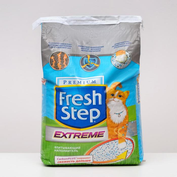 Наполнитель Fresh Step наполнитель тройной контроль запахов для кошек, 30 литров (15,8 кг) - Фото 1