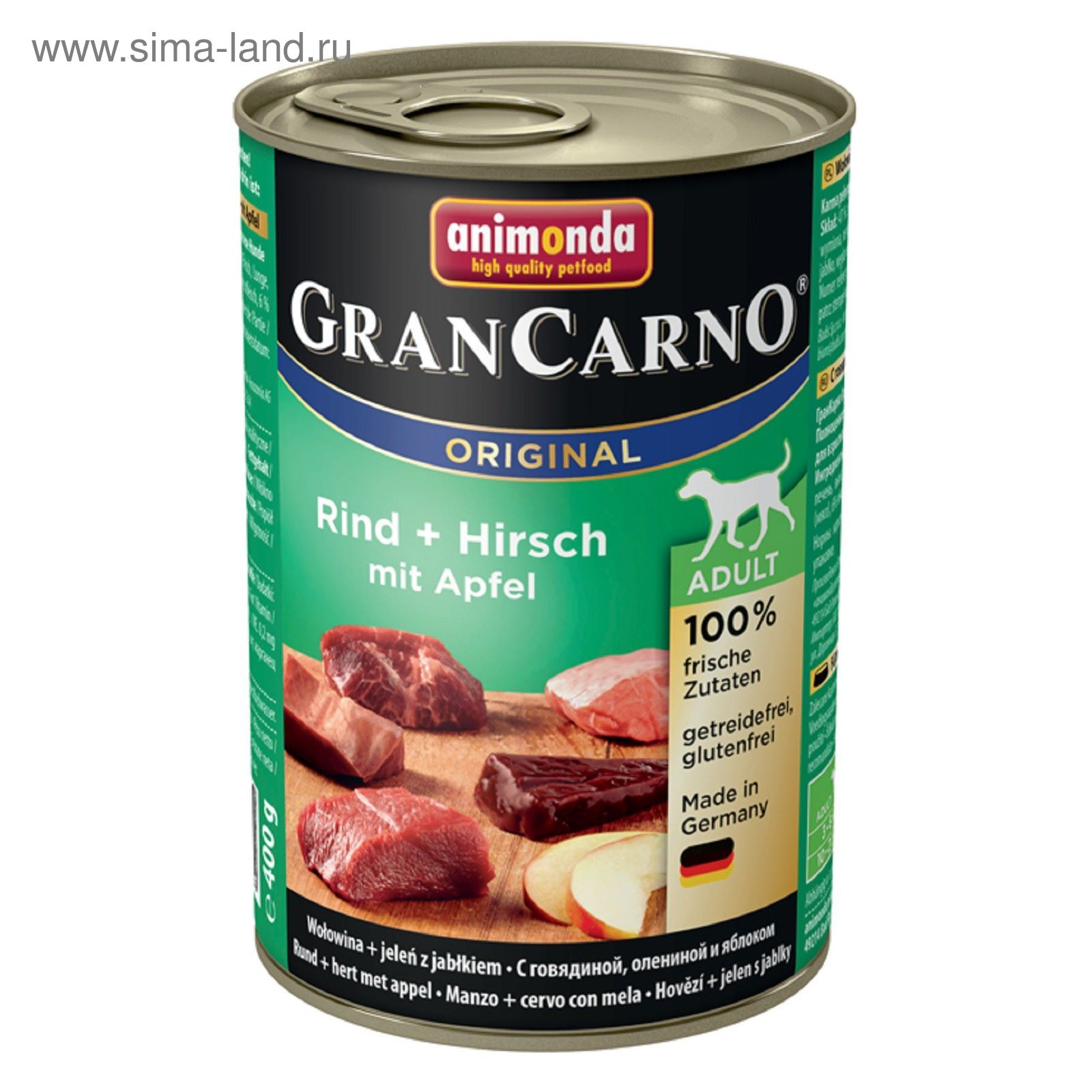 Влажный корм Animonda Gran Carno Original Adult для собак, говядина ...