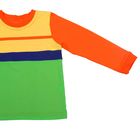 Джемпер для мальчика, рост 128 см, цвет оранжевый/зелёный К-106 - Фото 3