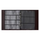 Альбом вертикальный для марок "Коллекция", 230 x 270 мм, (ПВХ) с комплектом листов 5 штук, коричневый - Фото 6