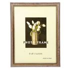 Фоторамка пластик 15х20 см "Фредерик" с золотой полосой - Фото 1