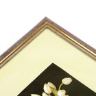 Фоторамка пластик 15х20 см "Фредерик" с золотой полосой - Фото 3