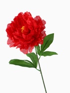 Цветы искусственные «Пион бархатный», 15×55 см, красные - Фото 5