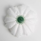 Белый цветок для свадебного декора, 30,5 х 23 х 1,8 см - фото 8303063