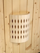 Абажур для бани и сауны «Косичка», липа, 31×27×10.5 см, настенный, угловой, «Добропаровъ» - Фото 3