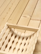 Абажур для бани и сауны «Косичка», липа, 31×27×10.5 см, настенный, угловой, «Добропаровъ» - Фото 7