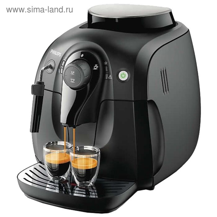 Кофемашина Philips Saeco HD8649/01, автоматическая, 1400 Вт, 1 л, чёрная - Фото 1