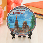 Тарелка сувенирная «Нижний Новгород. Рождественская церковь», d=10 см - Фото 1