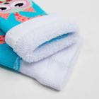Носки детские махровые, цвет светло-бирюзовый, размер 11-12 - Фото 3