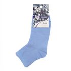 Носки женские с ионами серебра, цвет голубой, размер 23-25 (арт. С754) - Фото 2