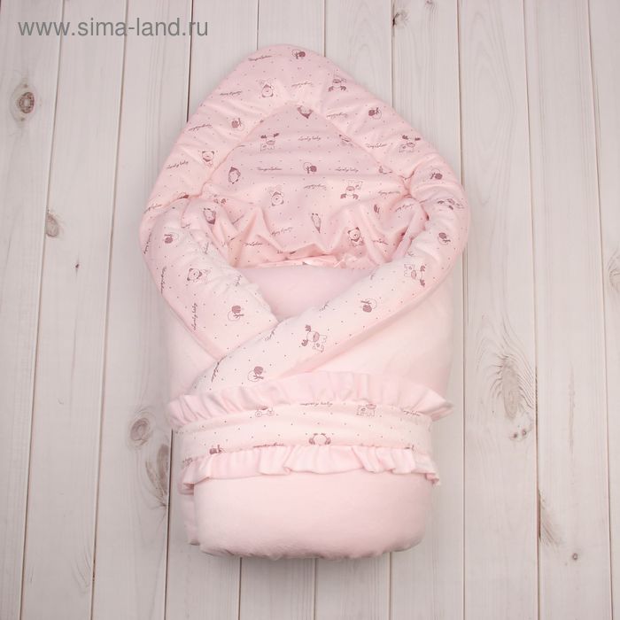 Комплект на выписку зимний "Ваниль" (7 предметов), цвет розовый К23-28-7ВЛ_М - Фото 1